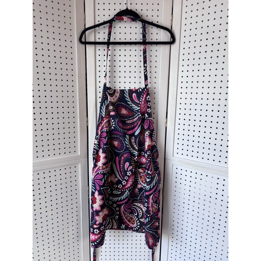 Vera Bradley Apron Cooking Kitchen Paisley Multicolor One Size‎ Tie Pockets